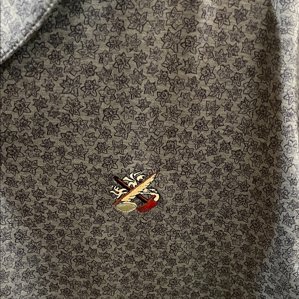 Peter Millar Patterned Navy Polo - image 3